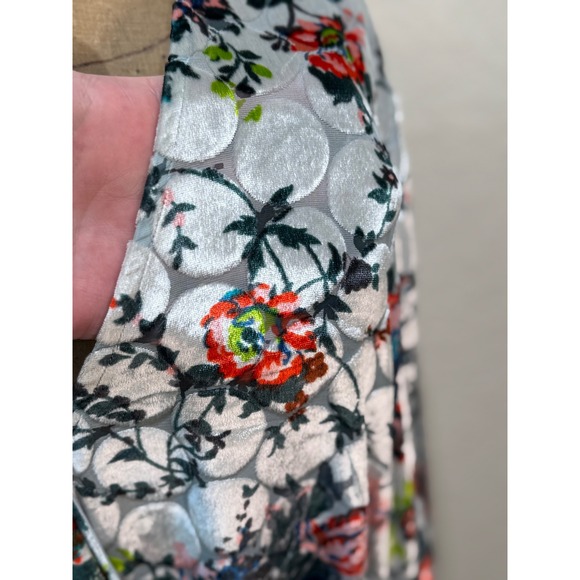 Anthropologie Floral Wrap Top - Multicolor - Picture 8 of 11